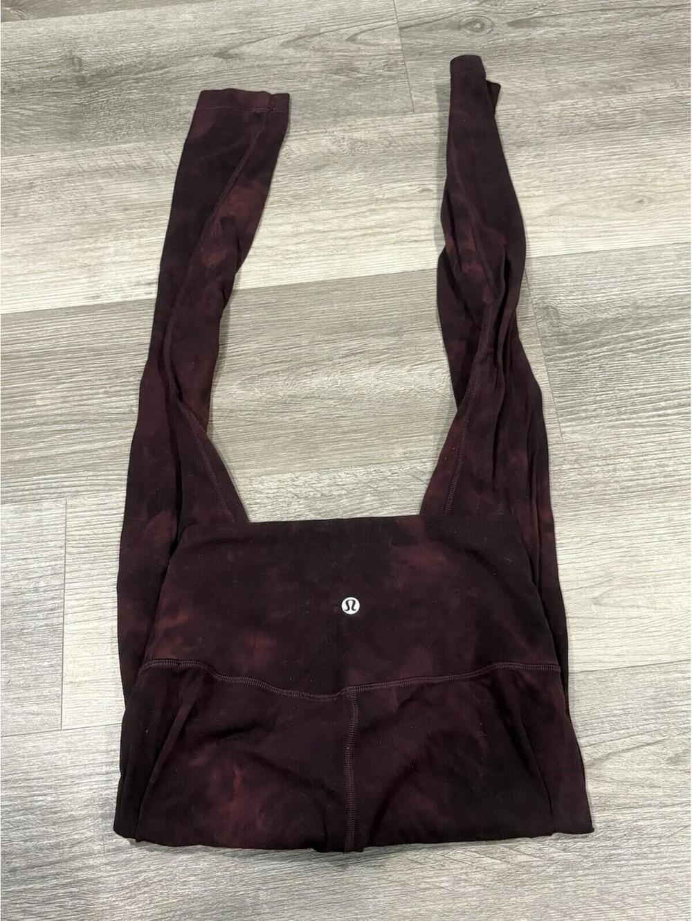 lululemon Align™ High-Rise Pant 28" Burgundy Diamond Dye